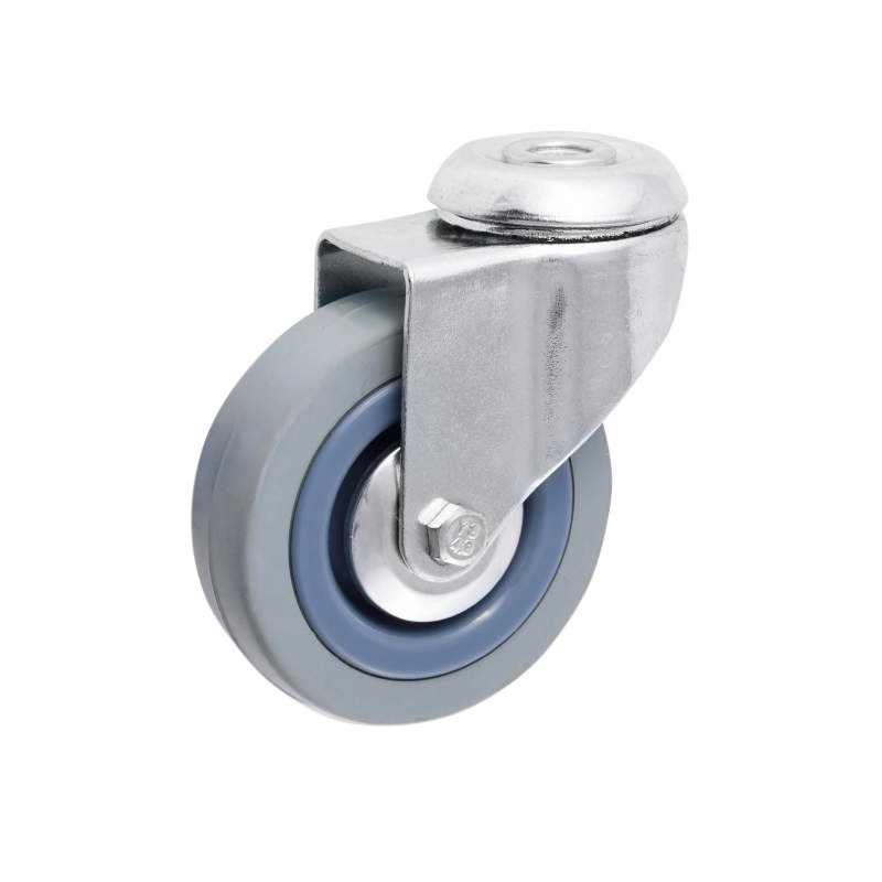 Furniture castor t/bolt Ø75 mm Rotatable