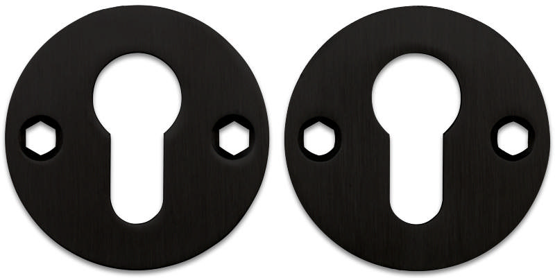 Cylinderskiltsæt til dråbecylinder NOIR