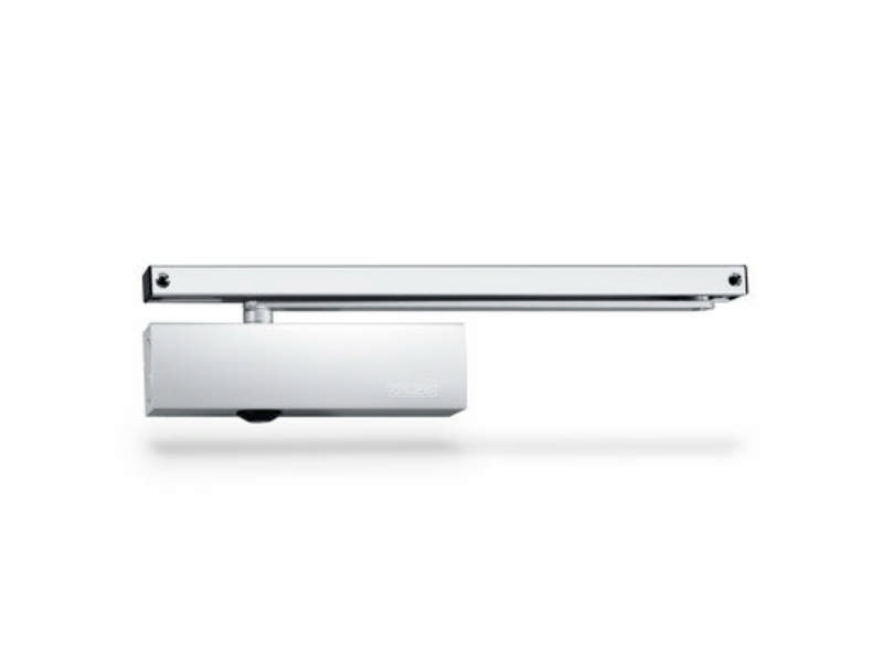 GEZE door closer TS 3000 V EN 1-4, silver w/sliding edge