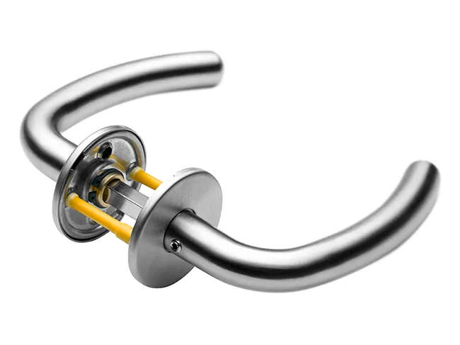 Randi Line 18 door handle 706205AB Coupé solid rosette CC38, set