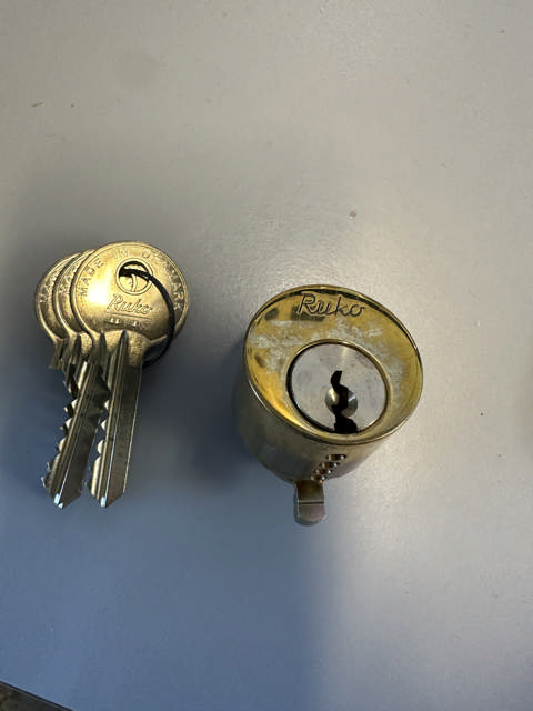 Ruko cylinder 5250 Brass