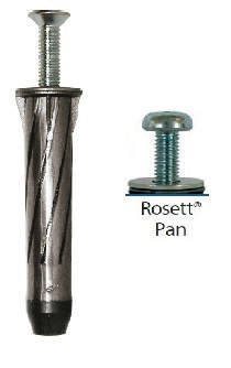 EXP rosette gray PH PZ2 5x40/10mm PK 25