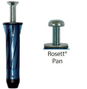 EXP Rosette blue pan tx25 55 mm, PK 25 pcs.