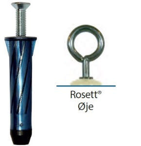 EXP Rosette blue eye 5 mm ma.skr PK 25