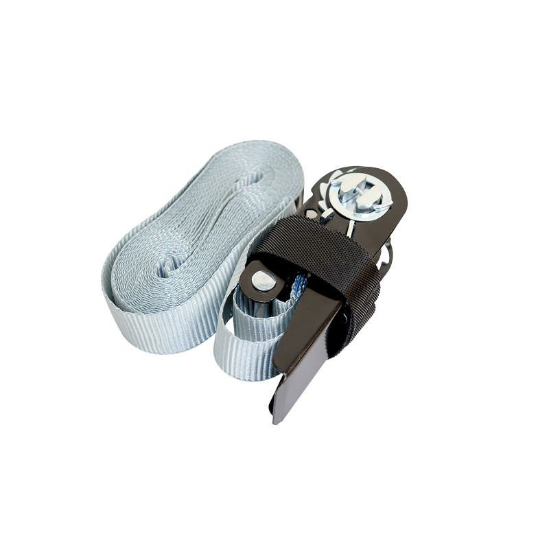 CARGOFIX Strap lashing 25 mm x 5.0 mtr. gray 800 kg w/hooks