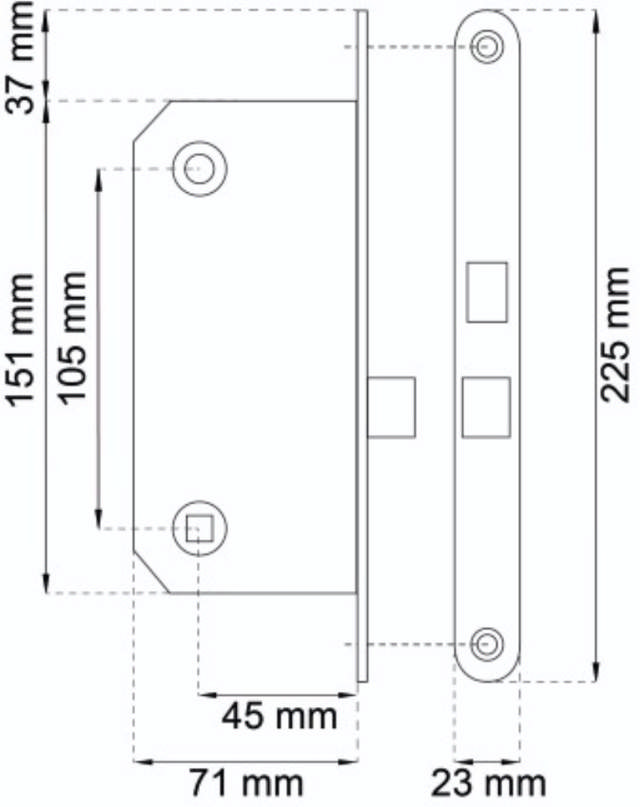 LOCK BOX 6565 GALV/RF 