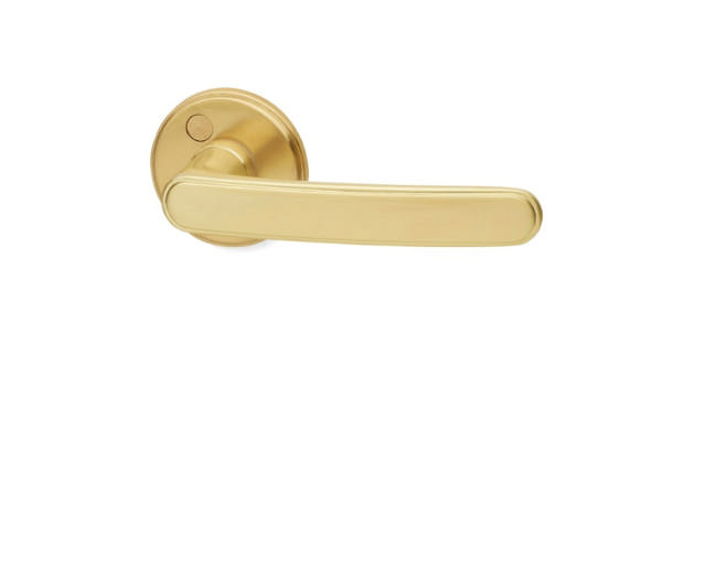 DOOR HANDLE ALICANTE MATT BRASS 