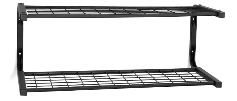SHOE SHELF 7000 100CM BLACK