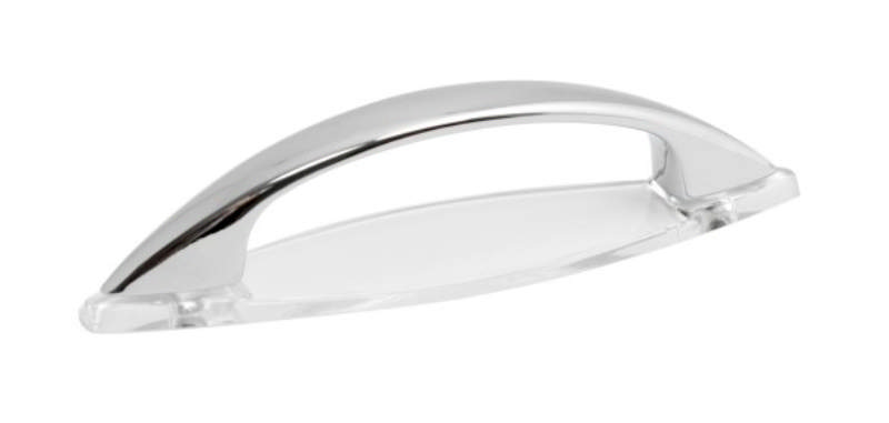 FURNITURE HANDLE FELICIA CC86 CHROME PCS