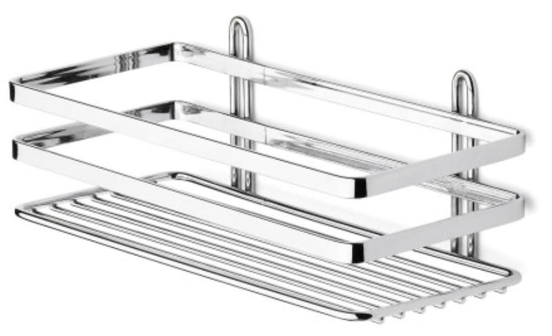 SHOWER SHELF LUNARIA 1 SHELF CHROME 