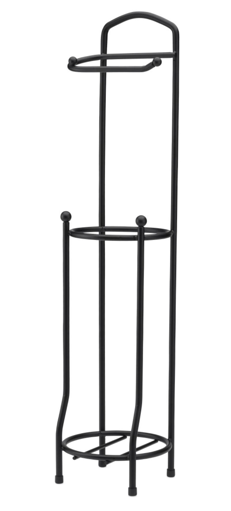 ROLL HOLDER FLOOR STAND VIOLA BLACK 