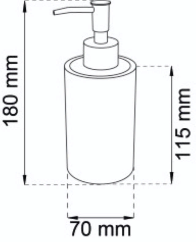 SOAP DISPENSER MARBLE 