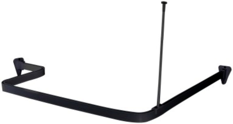 CURTAIN RAIL FLEX 3X1 M BLACK 