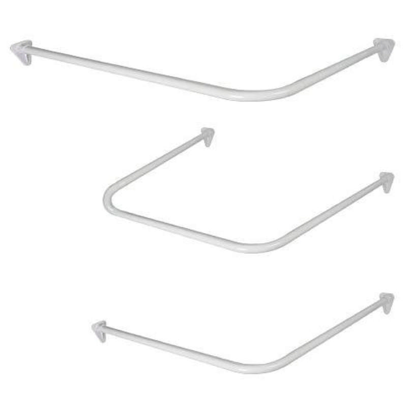 CURTAIN ROD COMBI L/R WHITE 