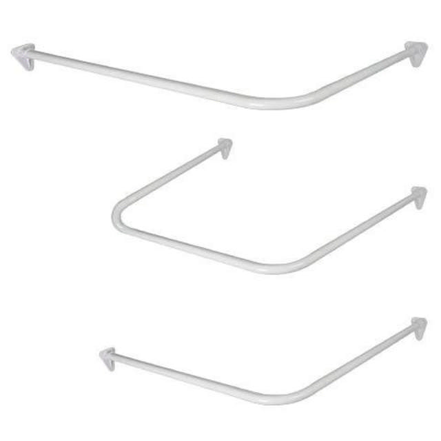 CURTAIN ROD COMBI L/R WHITE 