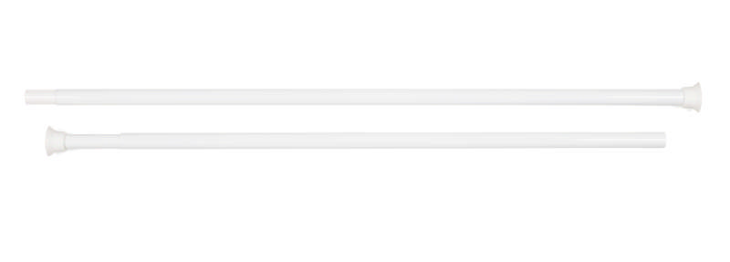 CURTAIN ROD 75-220 CM WHITE 