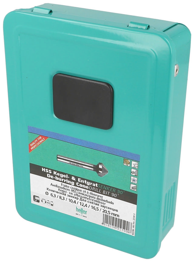 Heller countersinking set size 6.3-20.5mm pk. has 6 residents