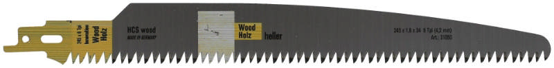 Heller bayonet saw blade 245mm wood plastic, pk. a 2 pcs.,
