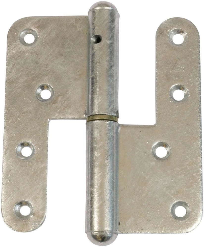 HEAVY DUTY DOOR HINGE 123X45MM Hot-dip galvanized Left