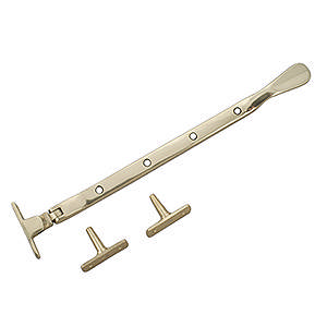 Extension rod 054 w/4 holes Brass Polished with lacquer 250mm