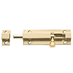 Bolt 5539 Brass Polished with lacquer 75mm
