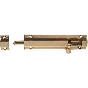 Bolt 5539 Brass Polished with lacquer 100mm