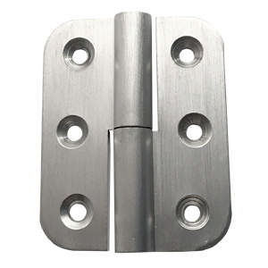 Hamb. Hinge 322 Left Round NiS 50X40mm