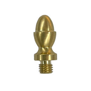 Loose knob for Hamb hanger Nyboder 2pcs Brass Polished with lacquer 35xø17mm M10x1