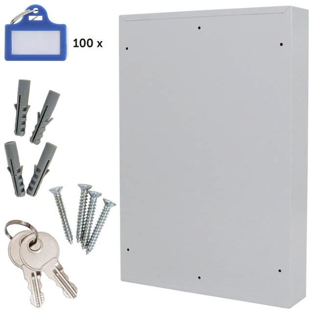 Rottner nøgleskab m. el-kodelås, 100 kroge