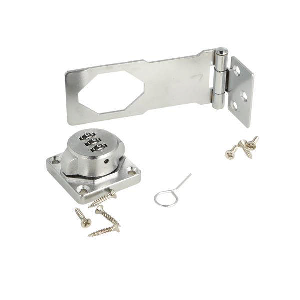 Assault with code lock - Nickel plated - 110x46mm