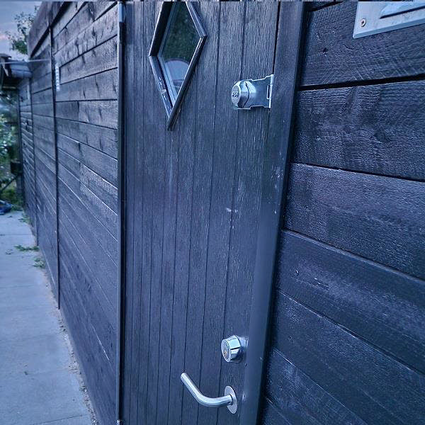 Assault with code lock - Nickel plated - 110x46mm