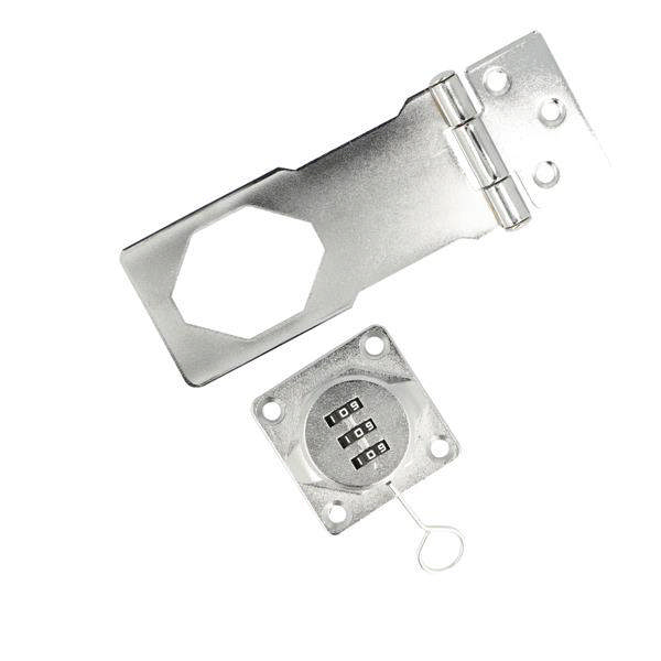 Assault with code lock - Nickel plated - 110x46mm