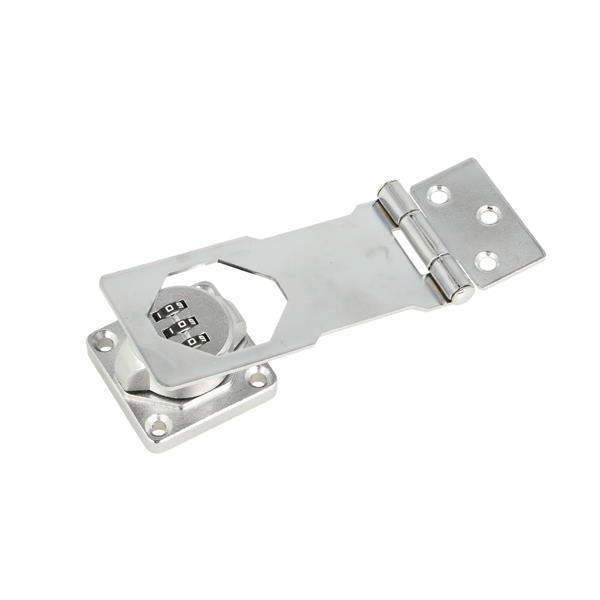 Assault with code lock - Nickel plated - 110x46mm