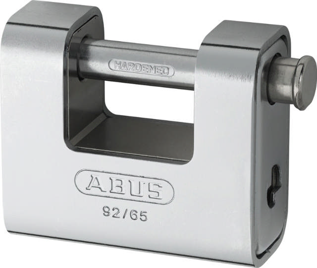 Abus Bolt padlock 92/65 single switch.