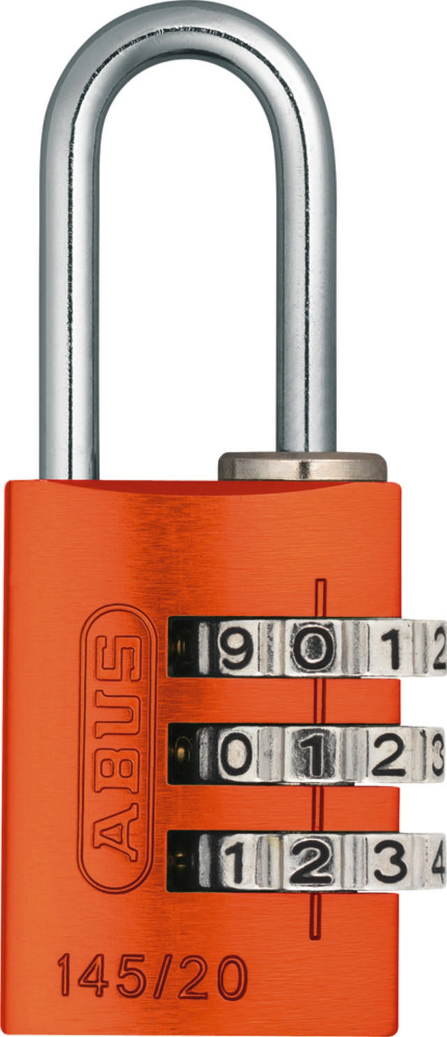 Abus padlock w/code 145/20 Orange 