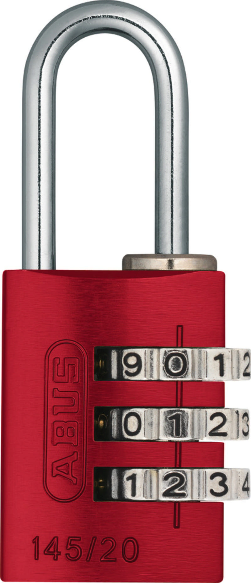 Abus padlock w/code 145/20 Red 