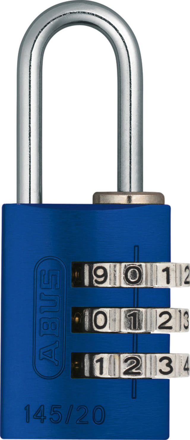 Abus padlock w/code 145/20 Blue 