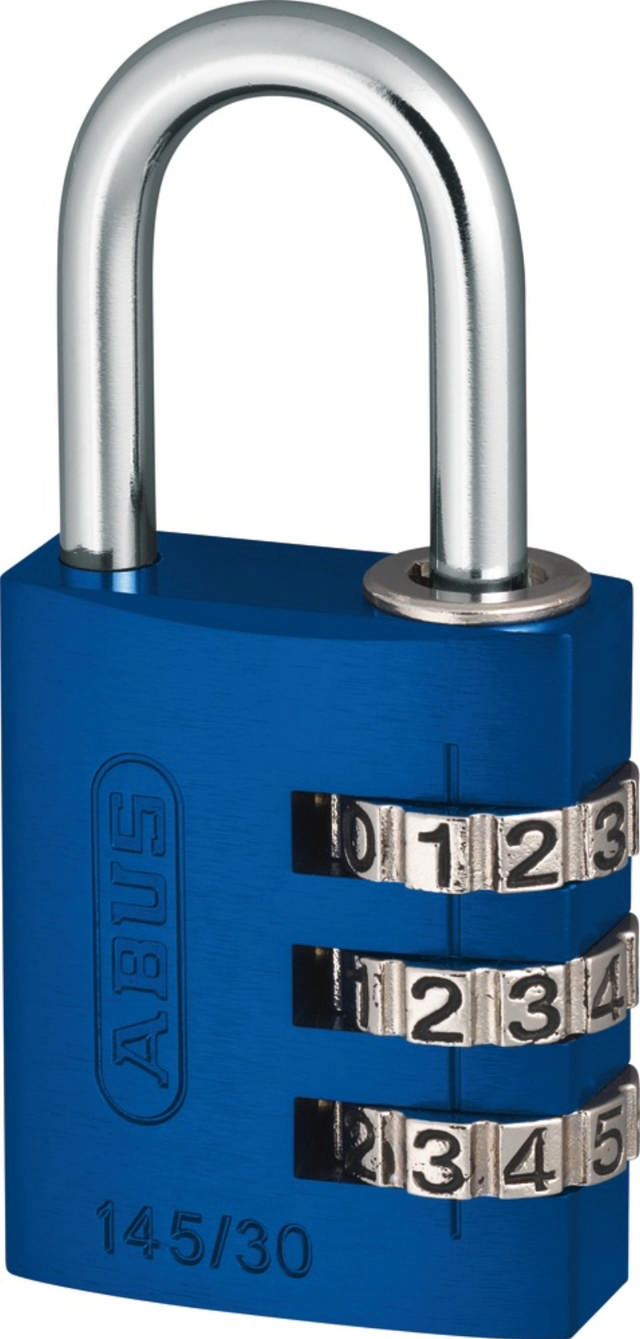 Abus padlock w/code 145/20 Blue 