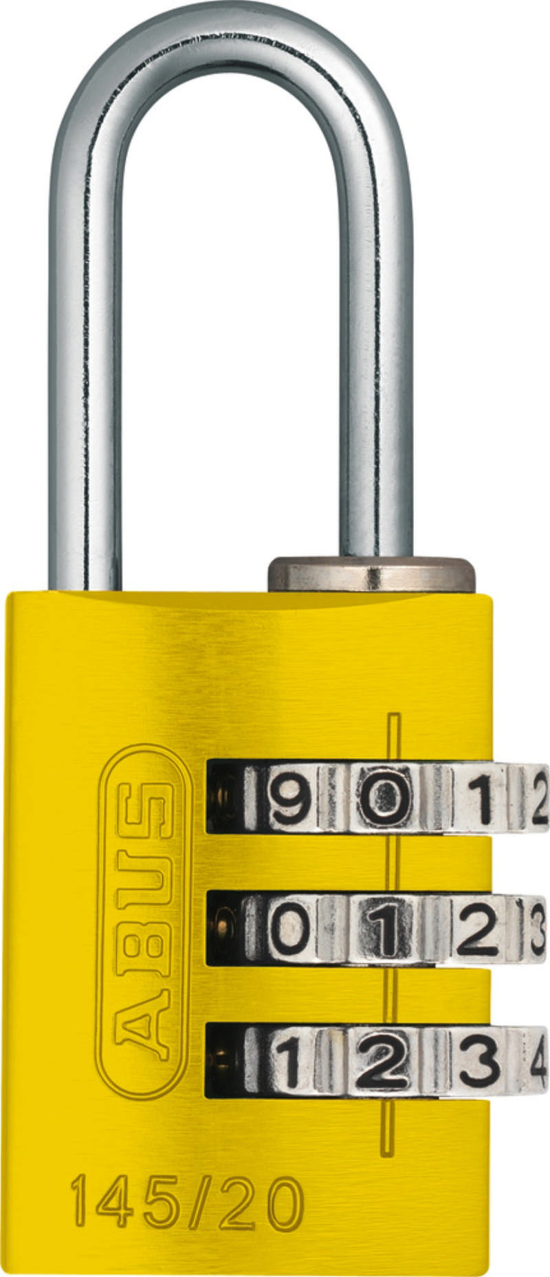 Abus padlock w/code 145/20 Yellow 