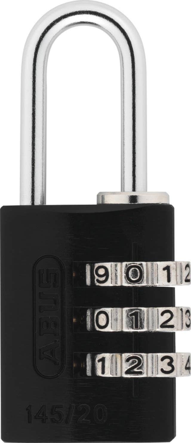 Abus padlock w/code 145/20 Black 