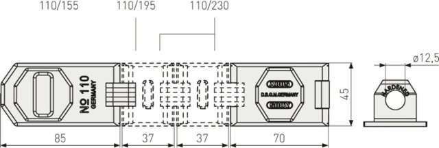 Abus padlock attack 110/155 sb