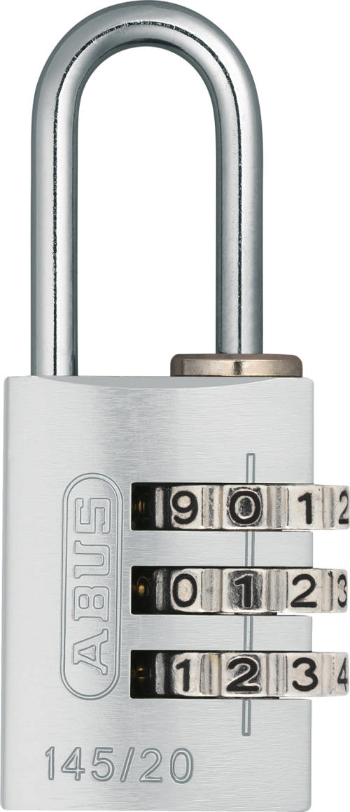 Abus padlock w/code 145/20 silver