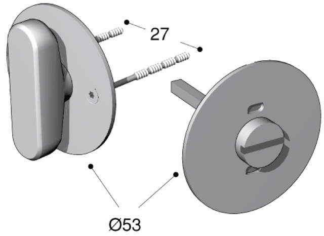 3006-0127 Toilet marking