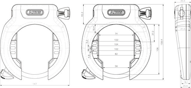 Ring lock 4750SL PRO AMPARO (VF) 4750SL NR BK PRO AMPARO