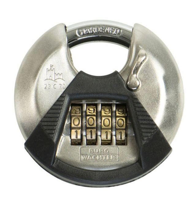 BURG padlock with code combi lock 23 C 70 SB