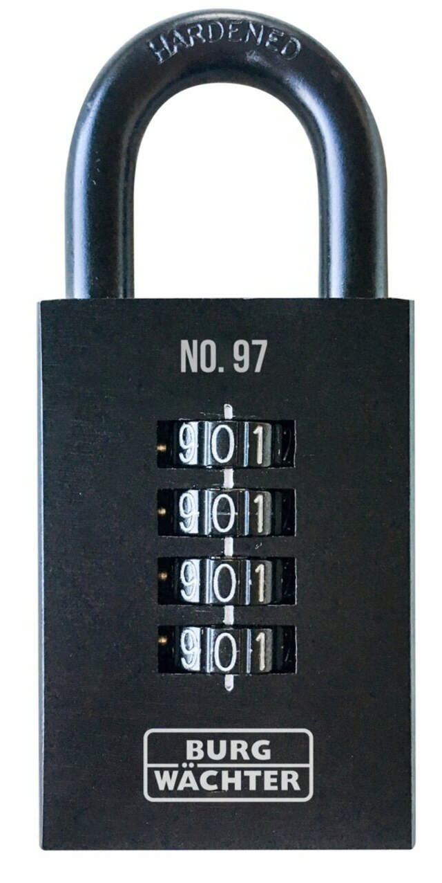 BURG padlock with code combi lock 97 50 SB