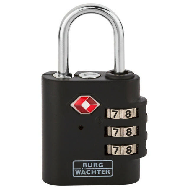 Burg padlock with code TSA 77 30 SB
