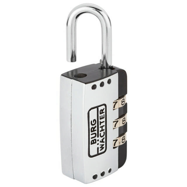 Burg padlock with code Combi 72 25 SB