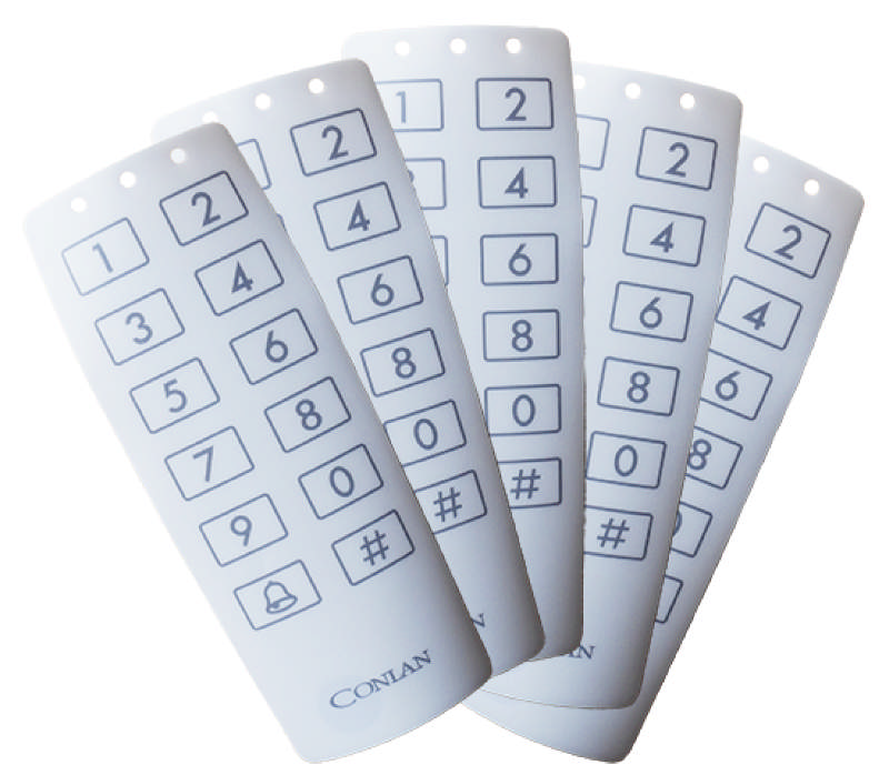 Conlan Front Plate, White, for CT 1000, CT 2000, 5 pcs./pack