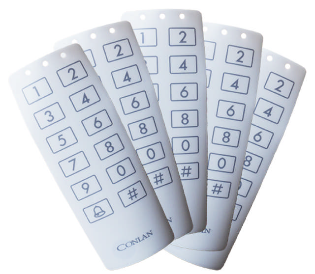 Conlan Front Plate, White, for CT 1000, CT 2000, 5 pcs./pack